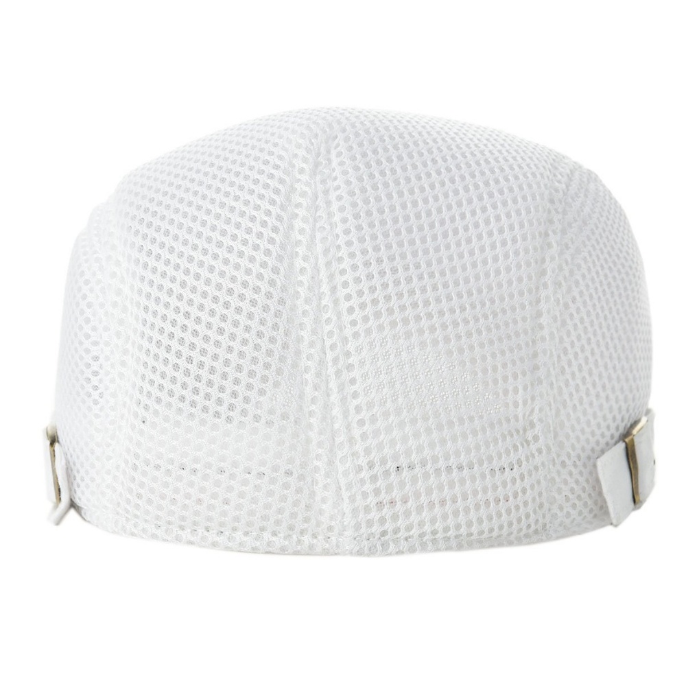 Mesh Beret Hat Summer Ivy Cap Classic Flat Cap - Picture 4 of 7